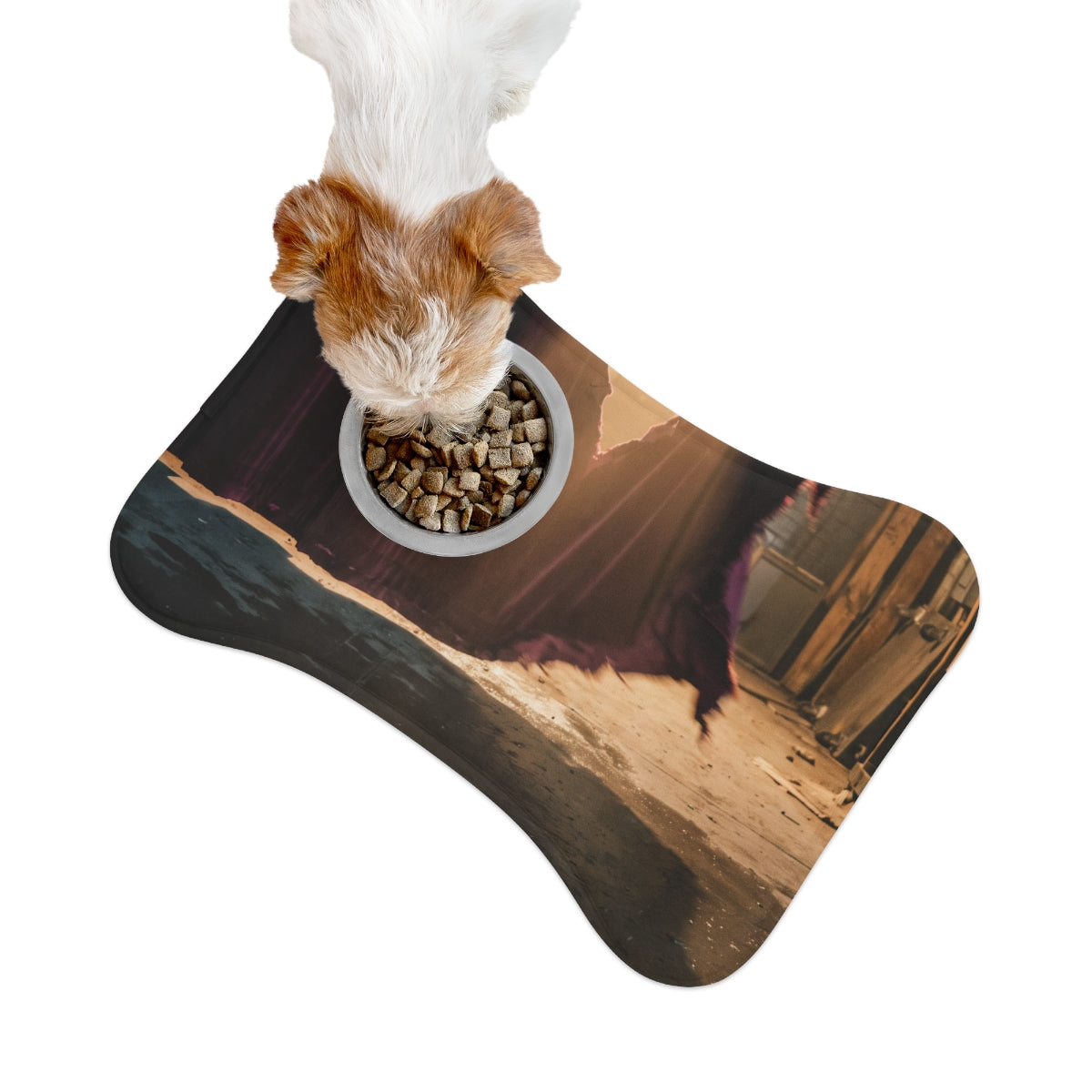 Pet Feeding Mat - Velvet Heart Glow | Echovira Gallery