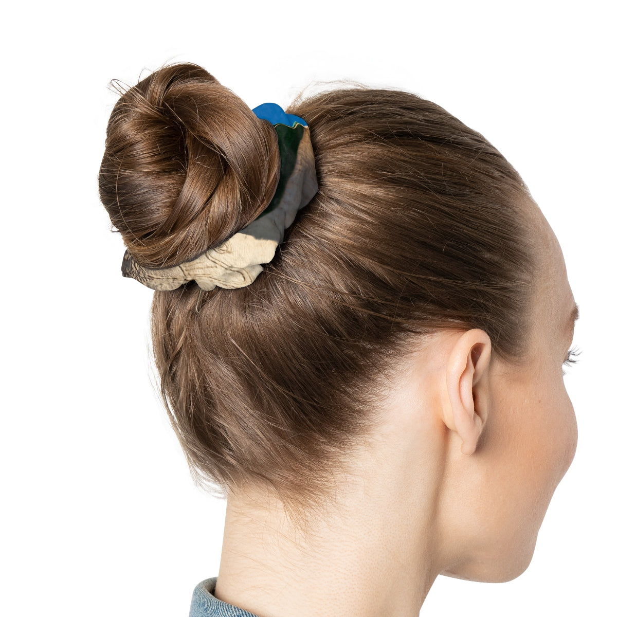 Scrunchie - Vintage Persian Lion and Sun Flag Art | Echovira...