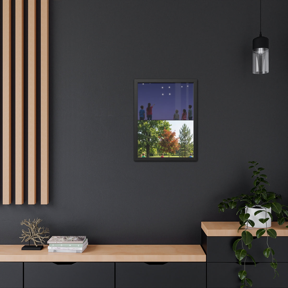 Framed Poster - Little Explorer — Portrait