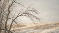 Winter Branch Solitude Art Print | Echovira