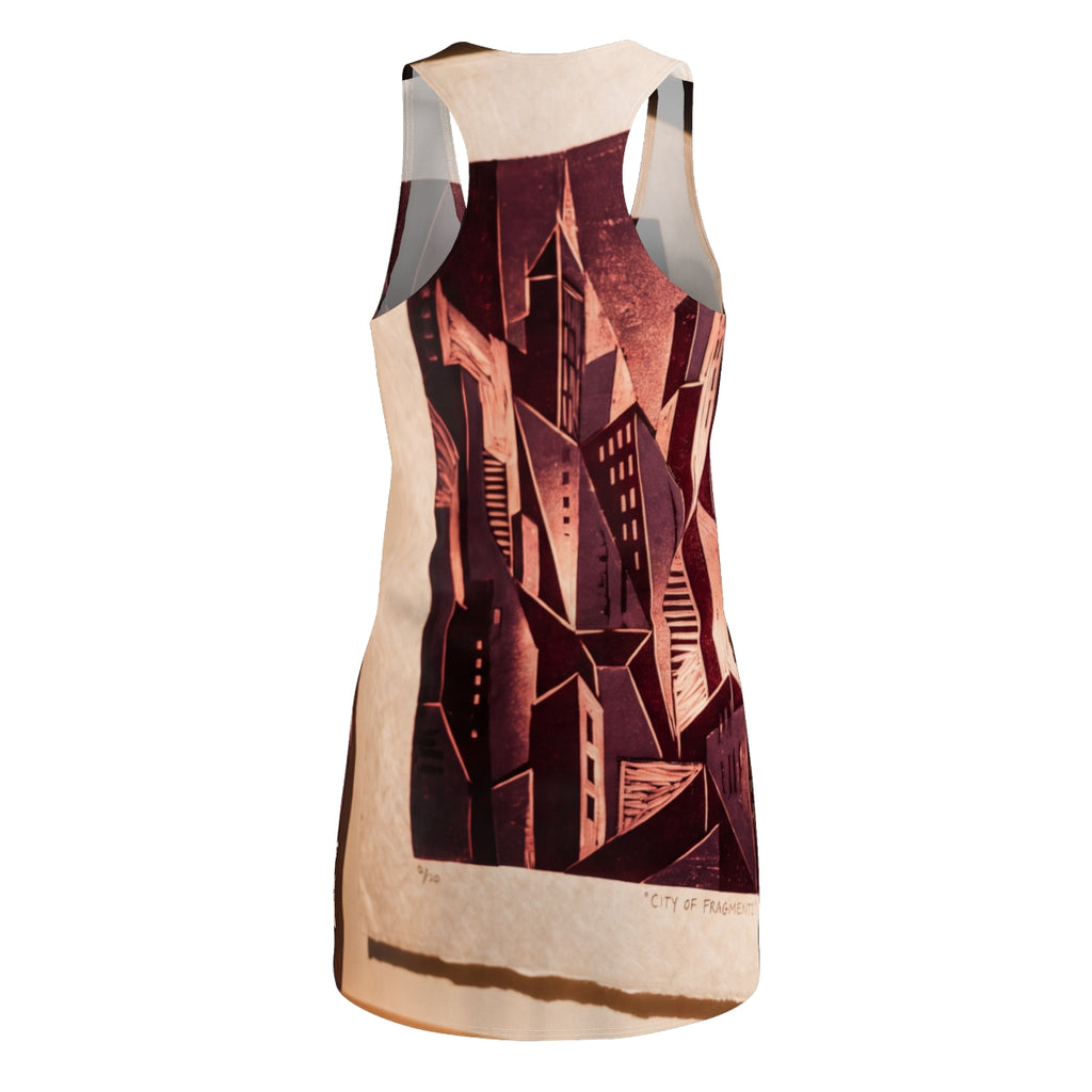 Geometric Architecture Women's Racerback Dress