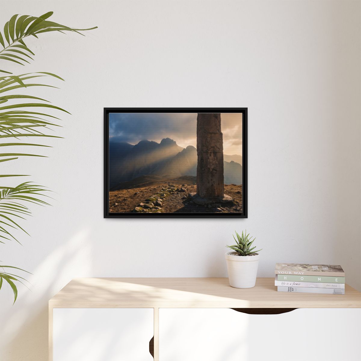 Matte Canvas, Framed - Mystic Monolith Ancient Persian... |...