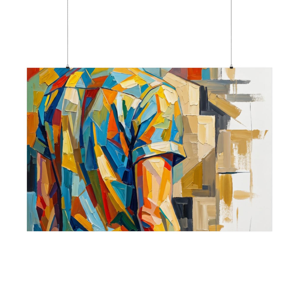 Matte Horizontal Poster - Chromatic Landscape (10×8 & 54×36)...
