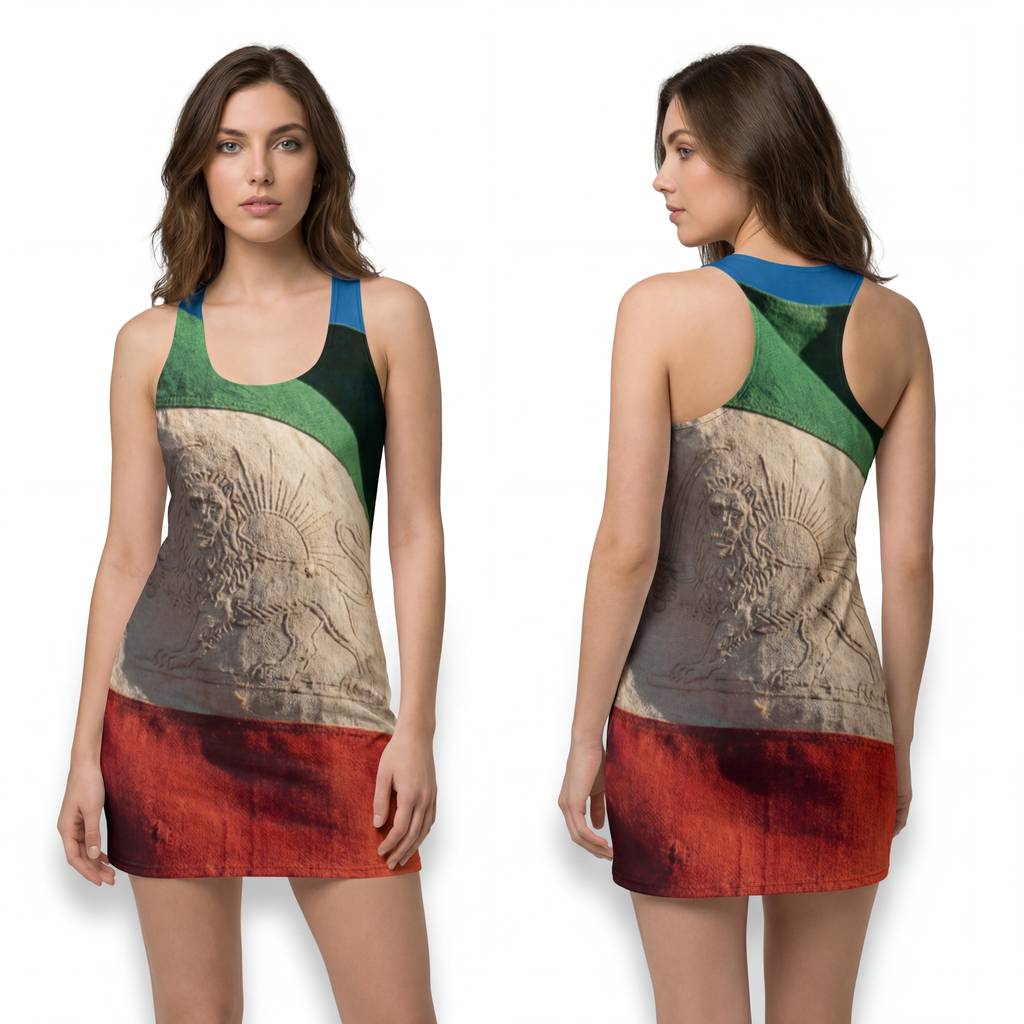 Women's Racerback Dress - Persian Lion