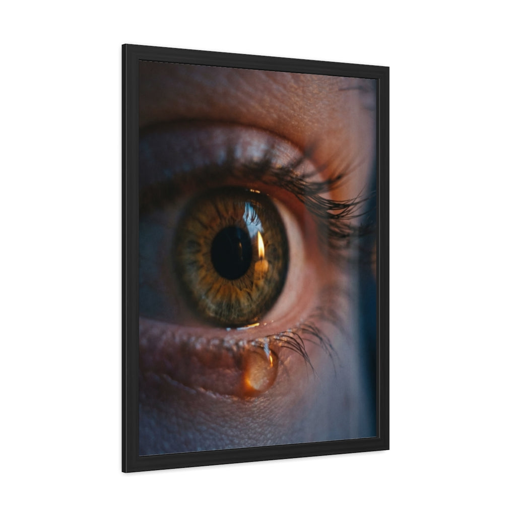 Framed Poster - Ethereal Gaze — Portrait