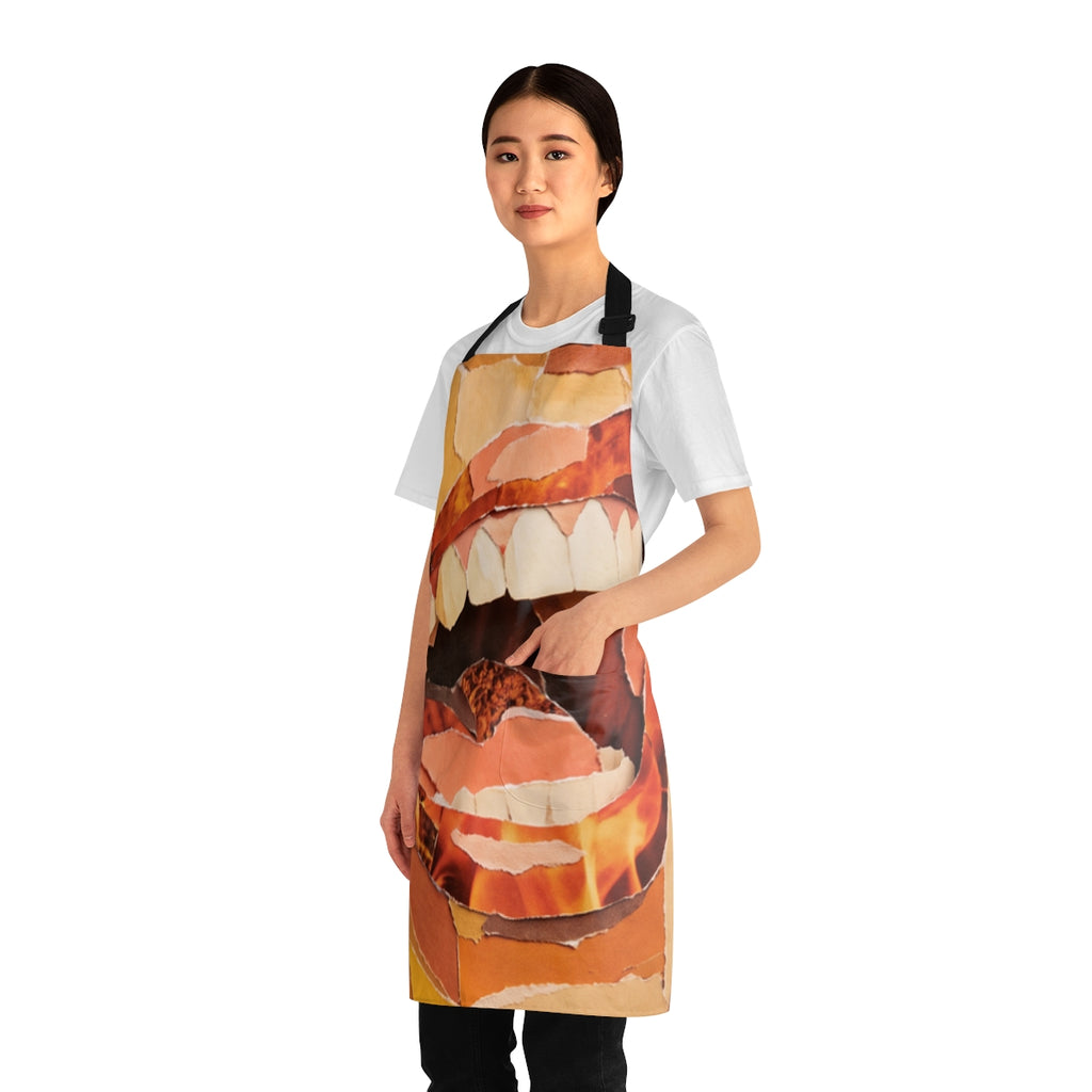 Apron - Spiced Expression Collage Art | Echovira Gallery