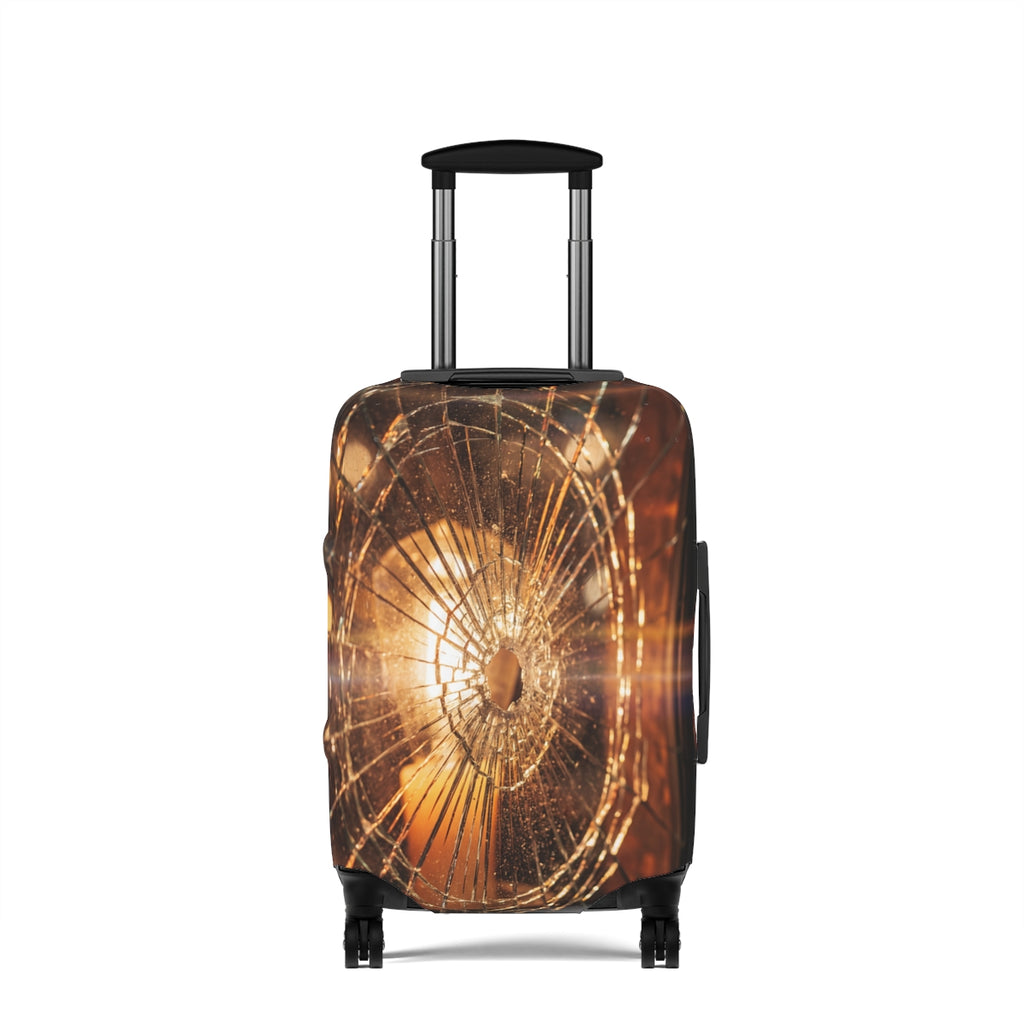 Luggage Cover - Moody Amber Glow