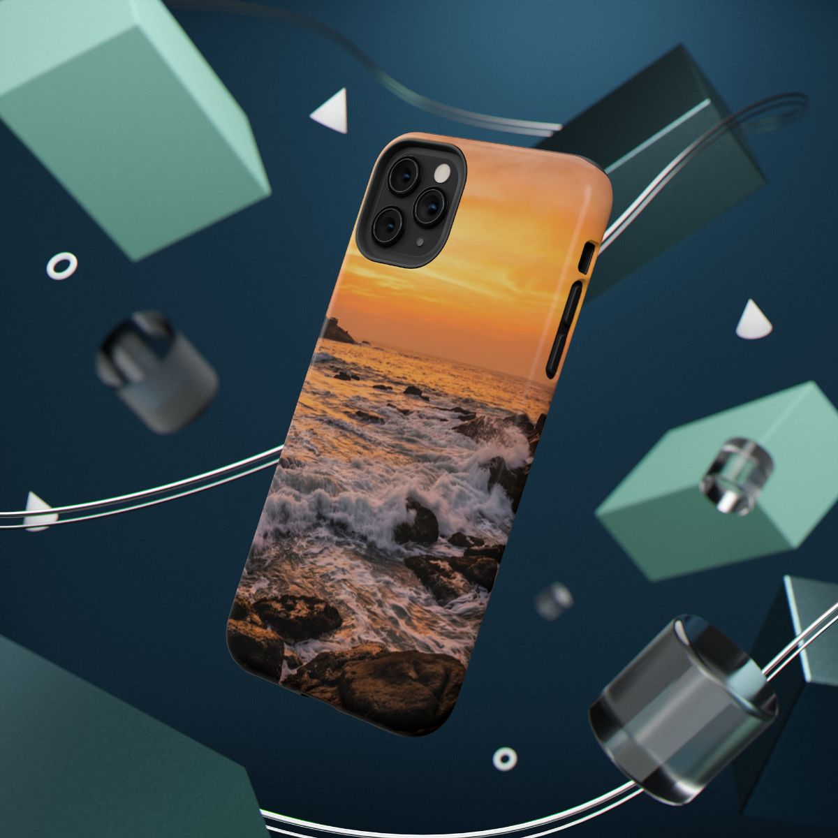 Impact-Resistant Cases - Phone Case - Sunrise Coastal Art— sizes part 1/2