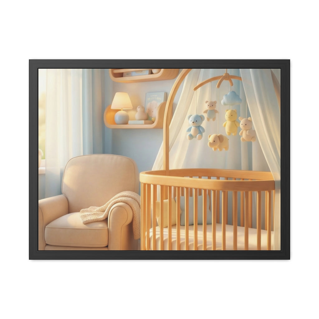Serene Nursery Framed Posters - Room Decor — Landscape