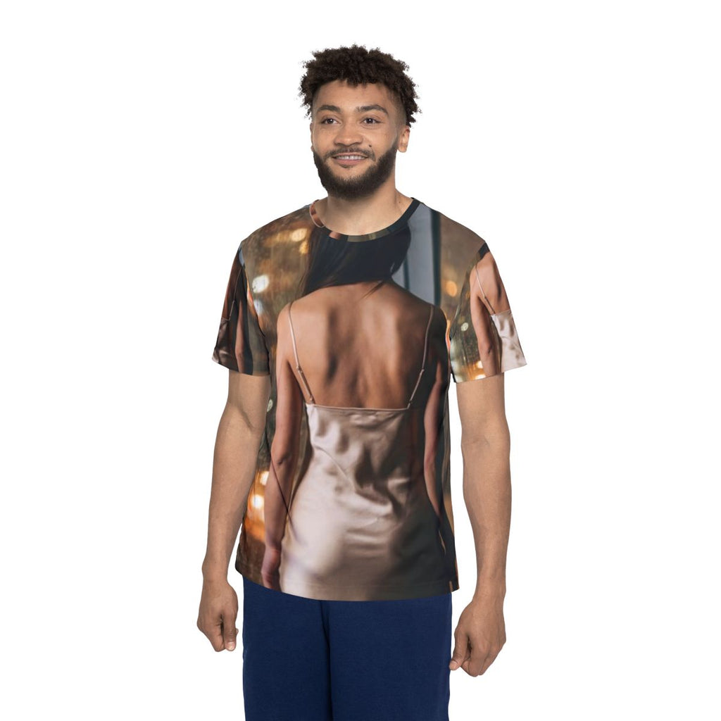 Men's Sports Jersey - Shimmering City Grid | Echovira...