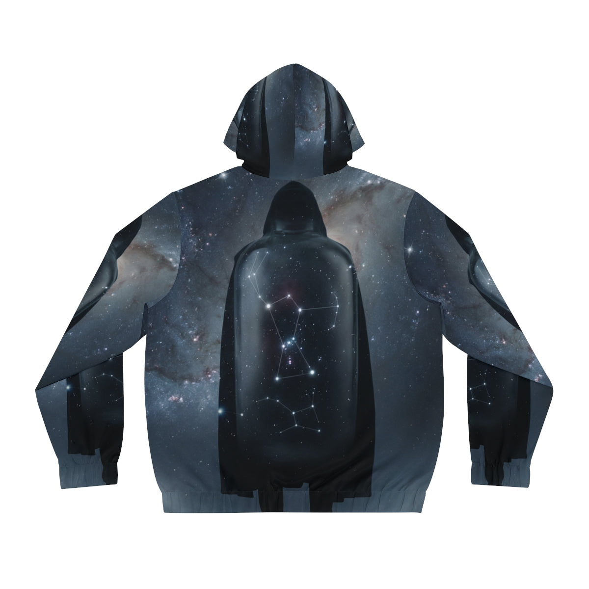 Men's Full-Zip Hoodie - Cosmic Sentinel Orion Constellation...