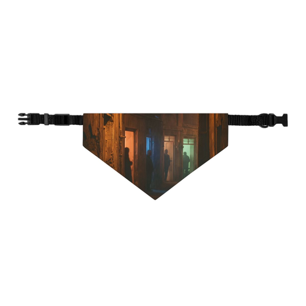 Pet Bandana Collar - Shadowed Alleyway Mystery Art Print |...
