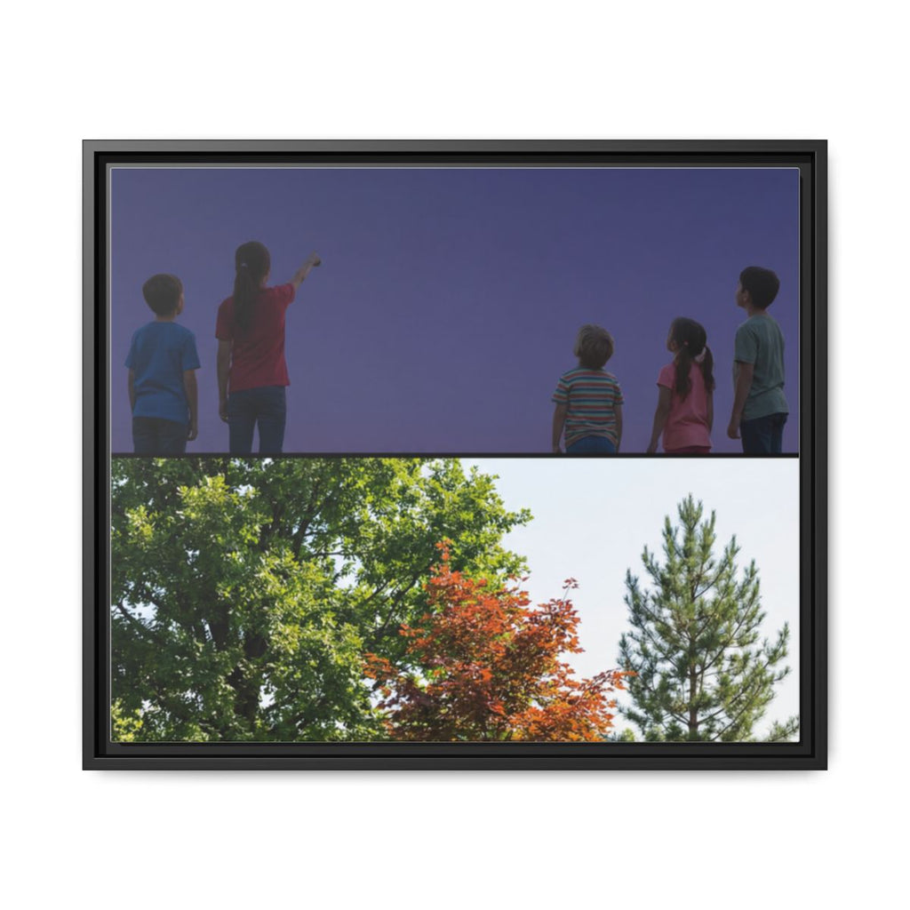Framed Matte Canvas - Wilderness Gallery — Black / 1.25"