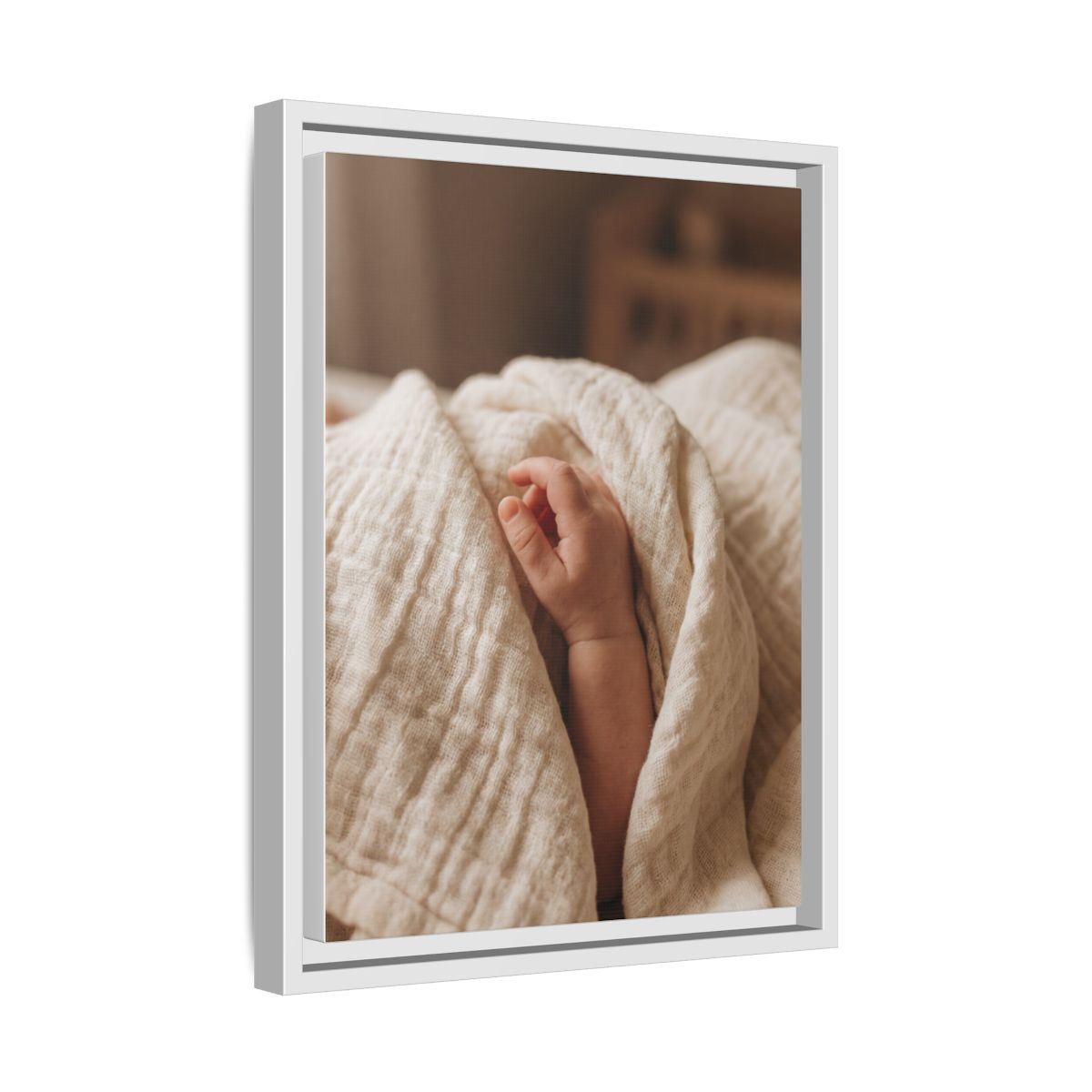 Matte Canvas, Framed - Neutral Nursery