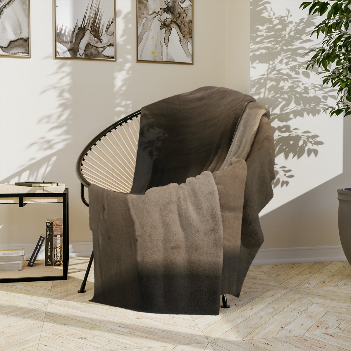 Velveteen Microfiber Blanket - Shadows of the Citadel moody...