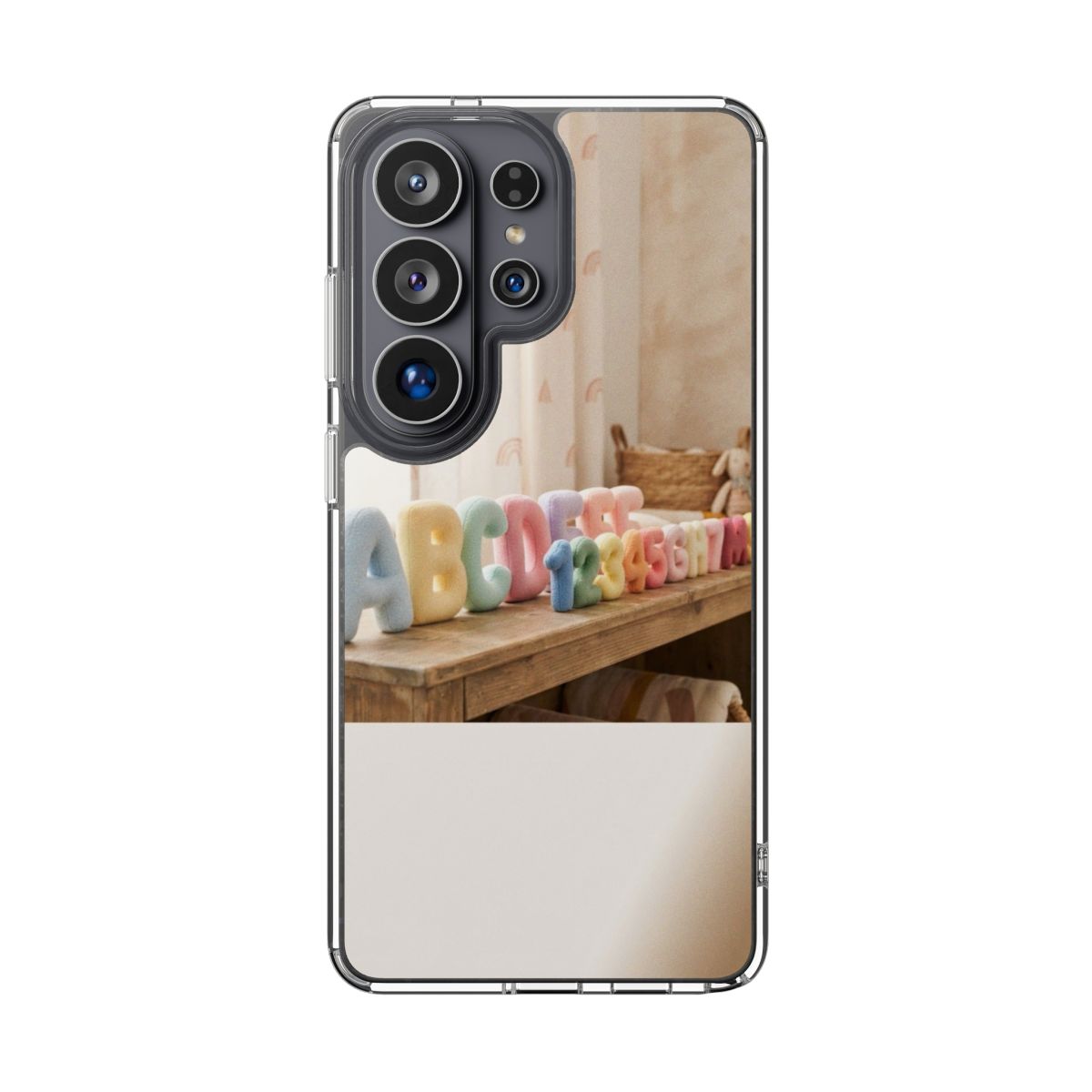 Clear Impact-Resistant Case - Pastel ABCs | Echovira Gallery