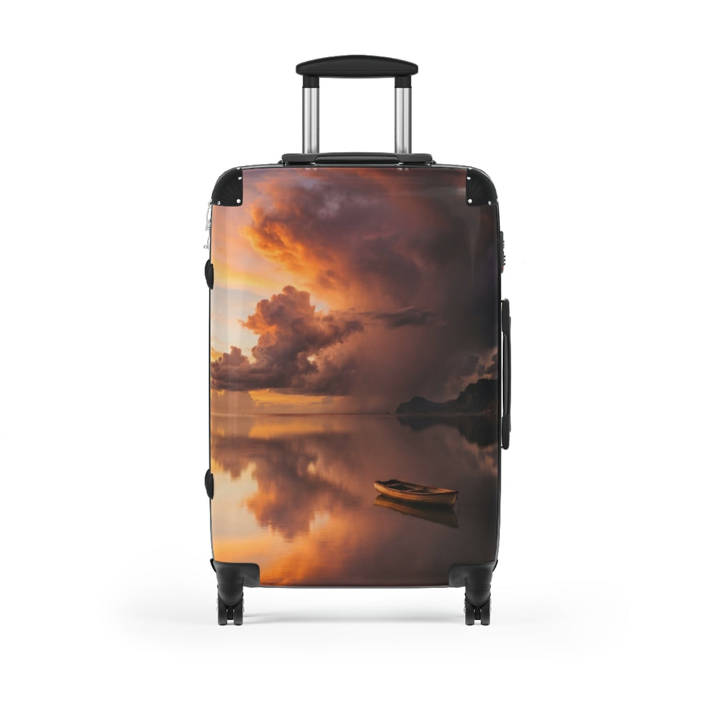 Suitcase - Golden Horizon Travel Case | Echovira Gallery