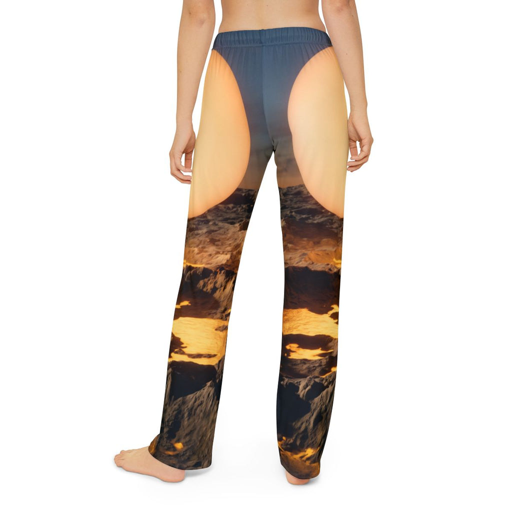 Kids Lounge Pants with Celestial Alien Horizon