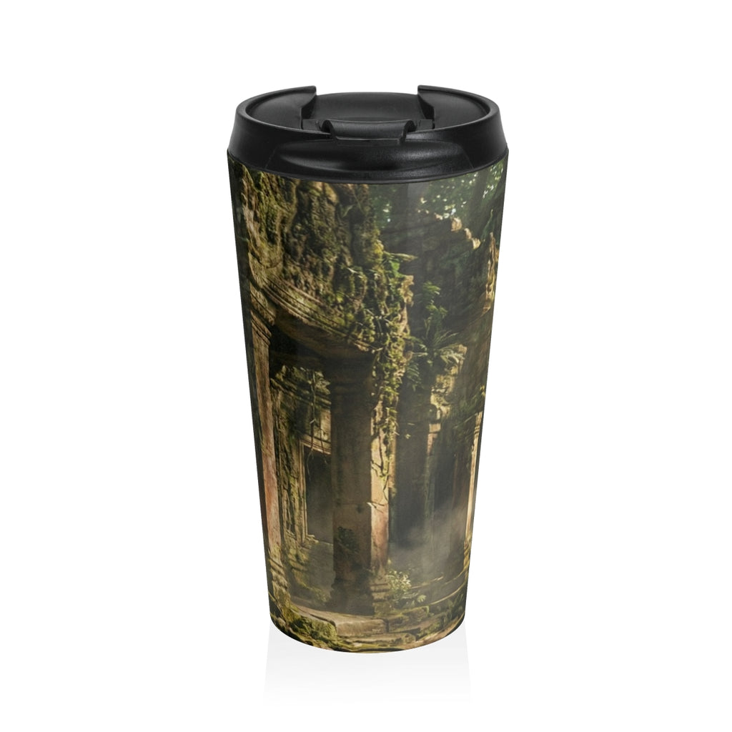 Stainless Steel Travel Mug - Temple Mist | Echovira Gallery