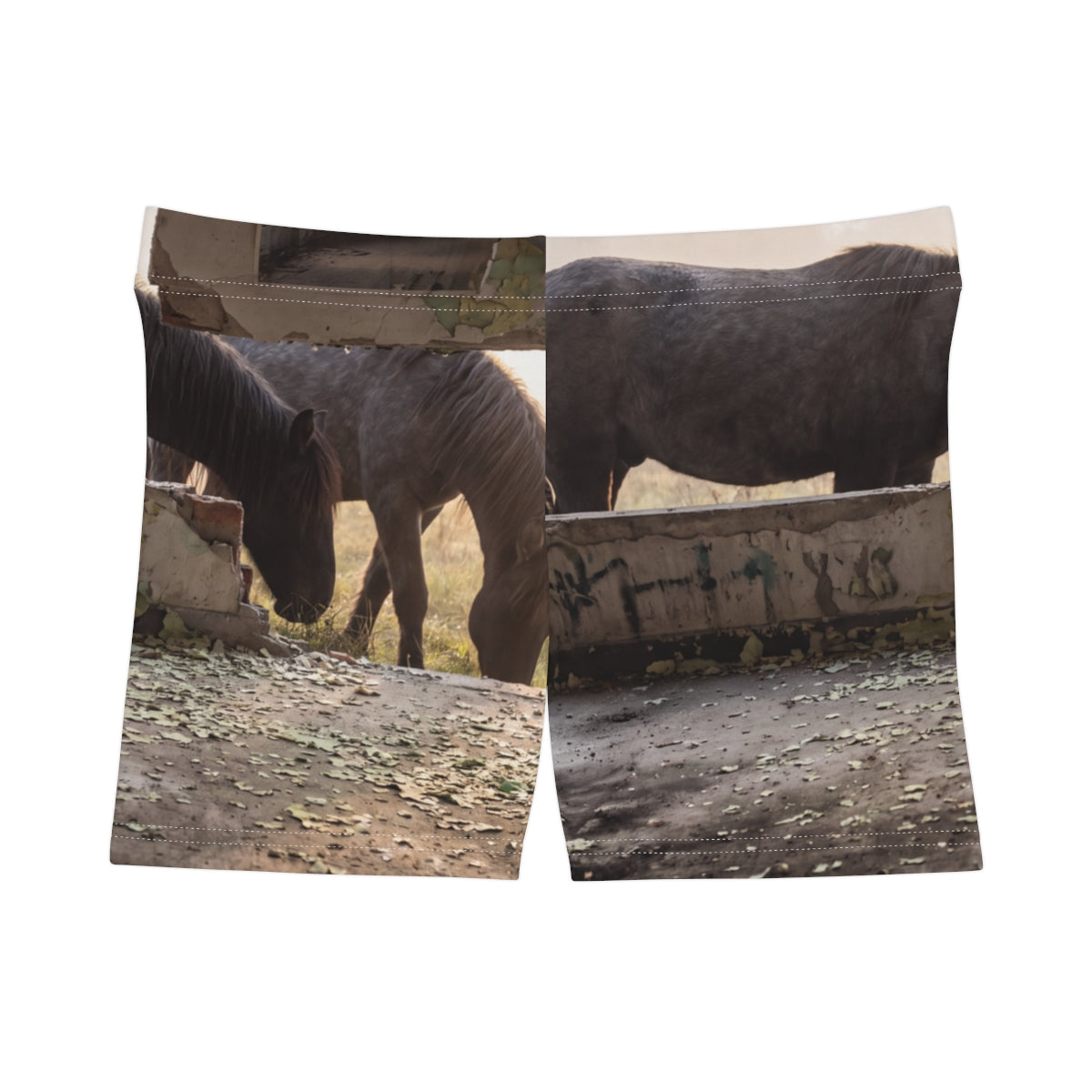 Women's Shorts - Equine Sanctuary Fine Art Print | Echovira...