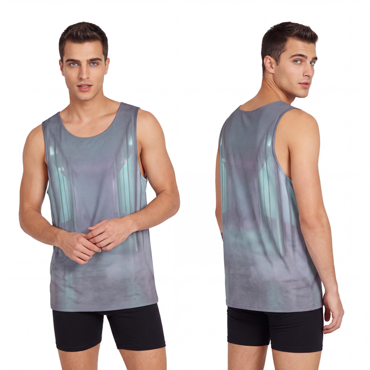 Men's Tank - Liminal Corridor Fog Art Print