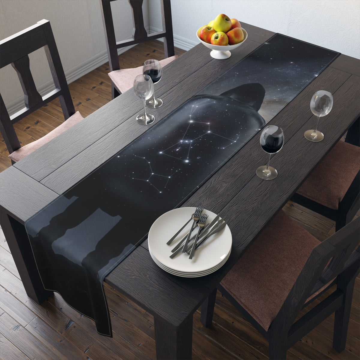 Table Runner - Stellar Drifter Celestial | Echovira Gallery