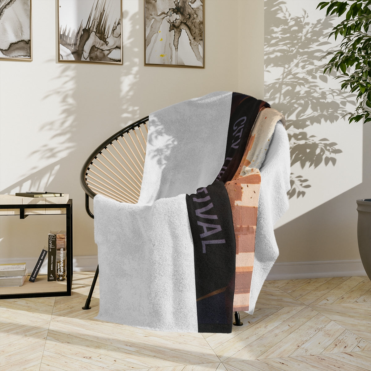 Velveteen Microfiber Blanket - City Lights | Echovira...