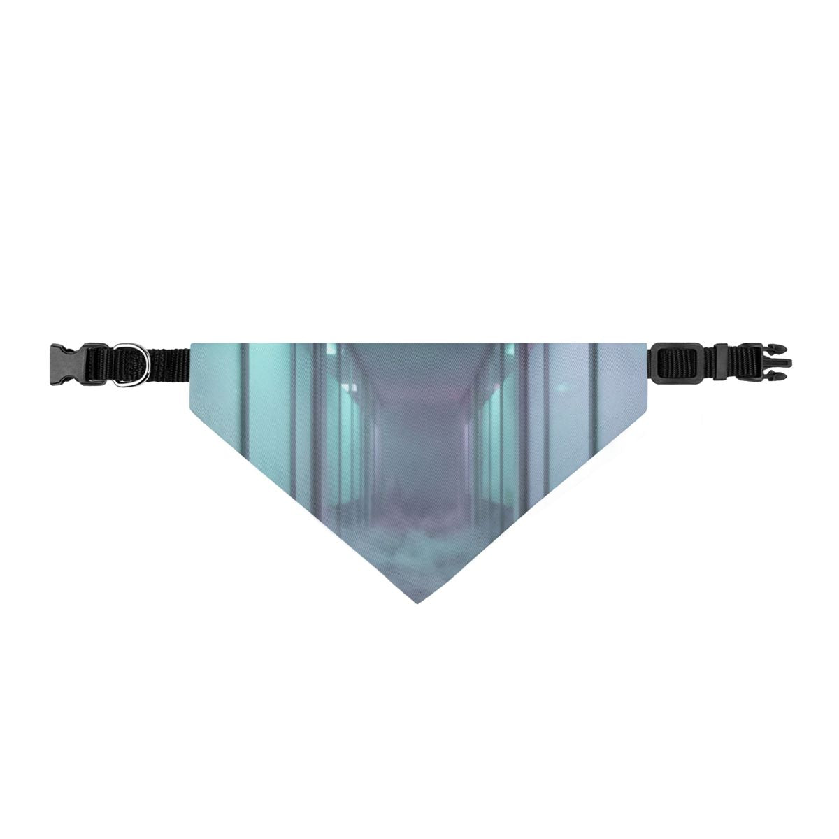 Clip-on Pet Bandana - Liminal Corridor Fog Art Print |...