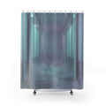 Shower Curtains - Liminal Corridor Fog Art Print | Echovira...