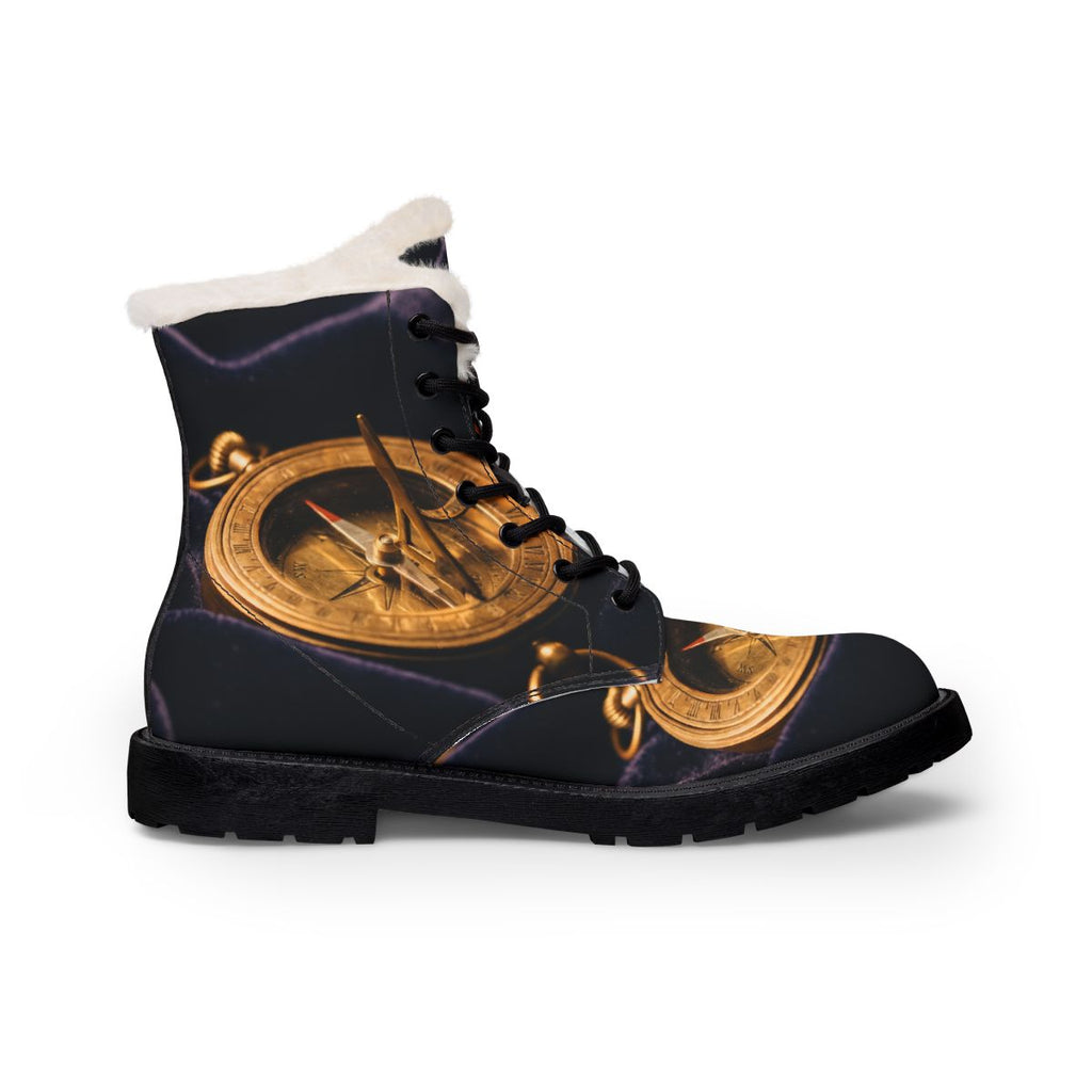 Sundial Compass Women's Fur and Leather Boots