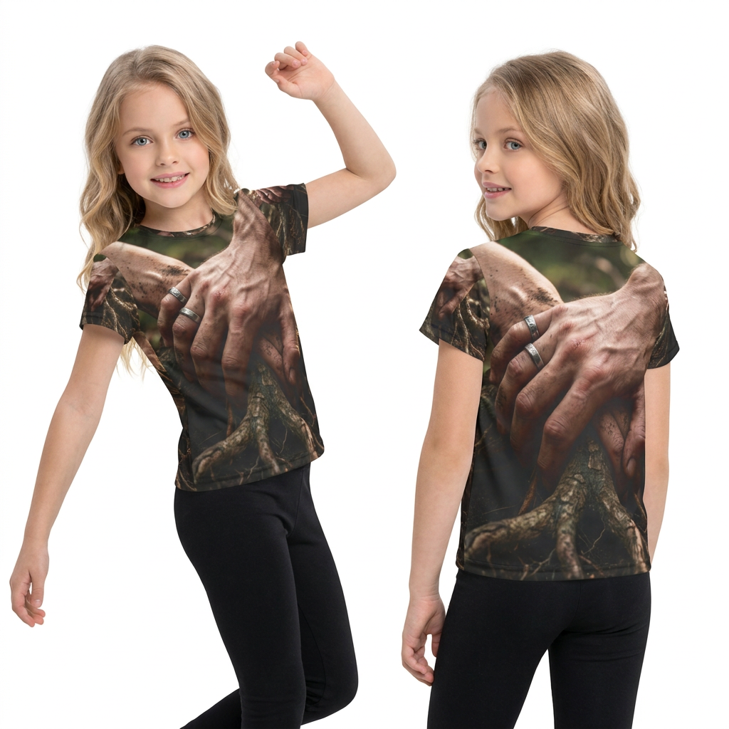 Kids Sports Jersey Forest Roots & Earth Art