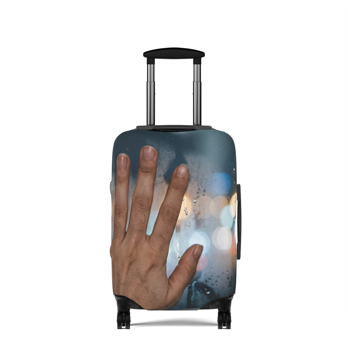 Rainy City Window Luggage Cover