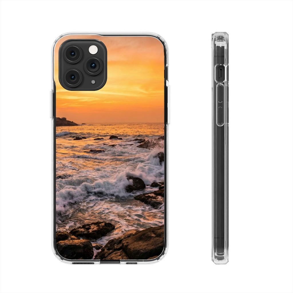 Clear Impact-Resistant Cases - Clear Phone Case - Golden...