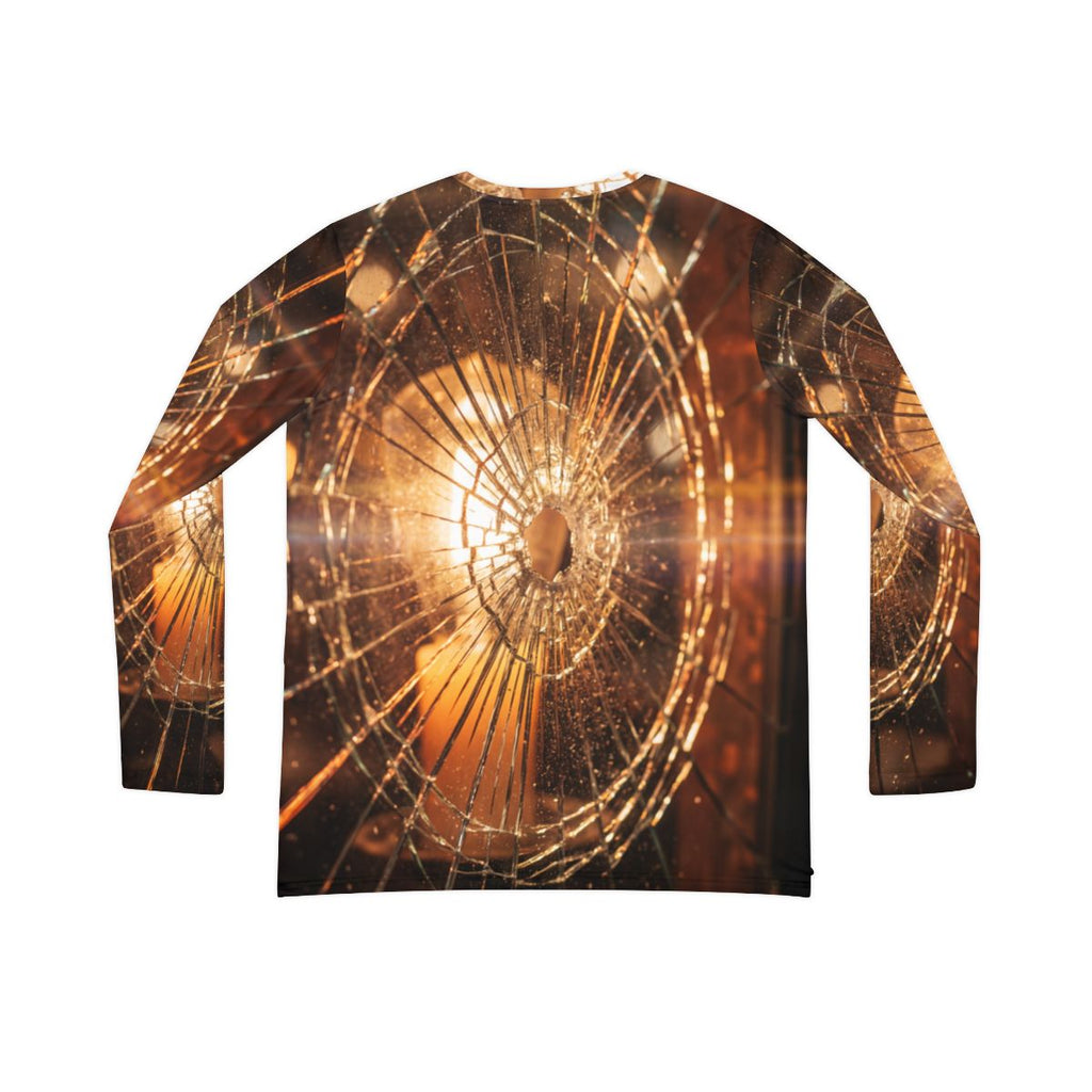 Women's Long Sleeve V-Neck - Amber Edge