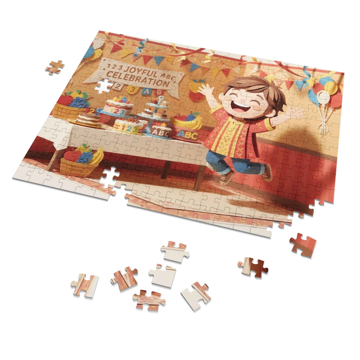 Jigsaw Puzzle with Tin - Joyful ABC Party (30, 110, 252... |...