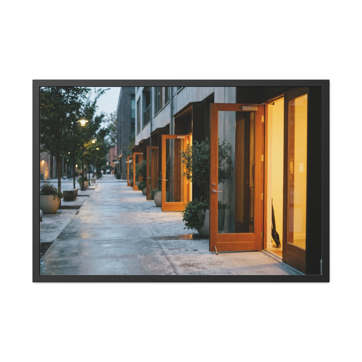 Framed Posters - Twilight Promenade Evening (10×8, 12×8... |...