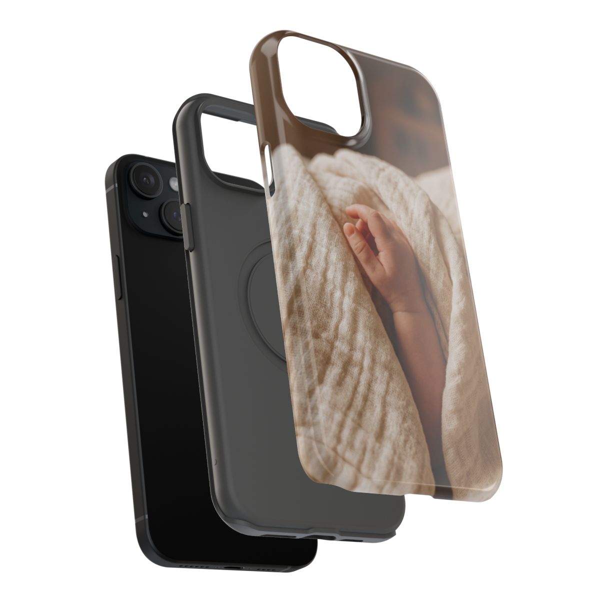 Impact-Resistant Cases - Warm Neutral Tech