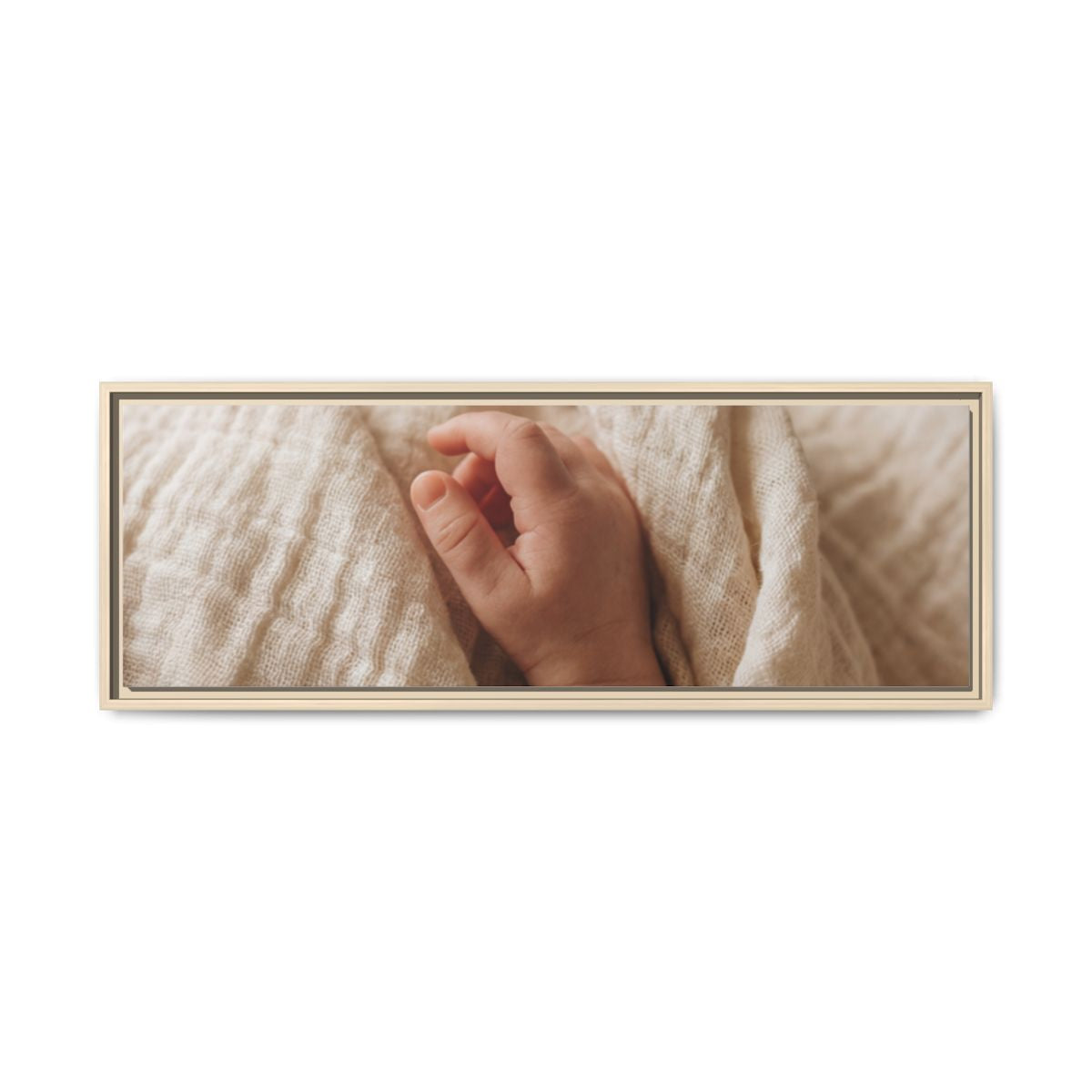 Framed Matte Canvas - Neutral Nursery — Natural / 1.25"