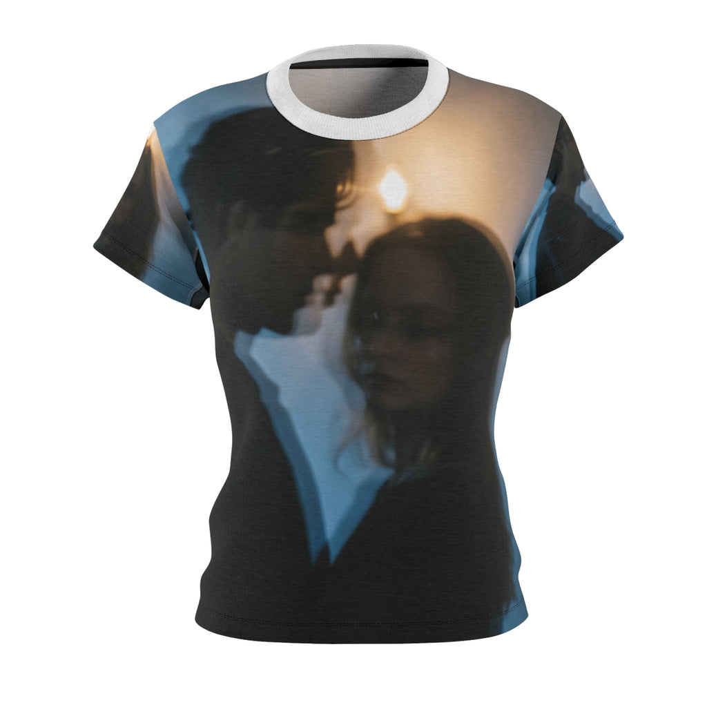 Women's Cut & Sew Tee - Midnight Reflection - Moody Casual...