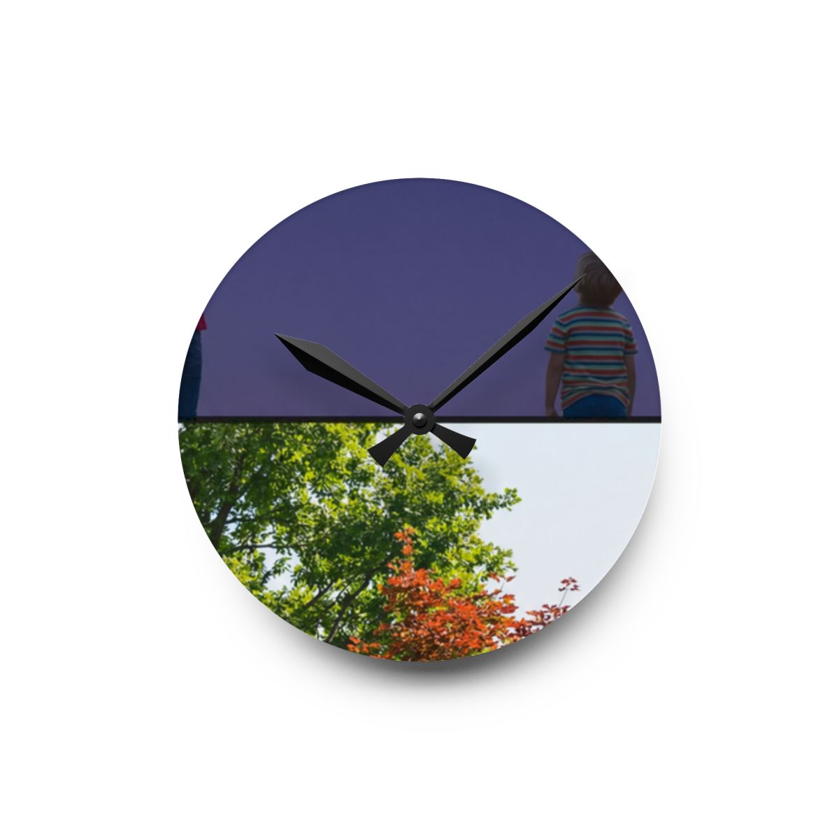 Acrylic Wall Clock - Stardust & Forest Discovery | Echovira...