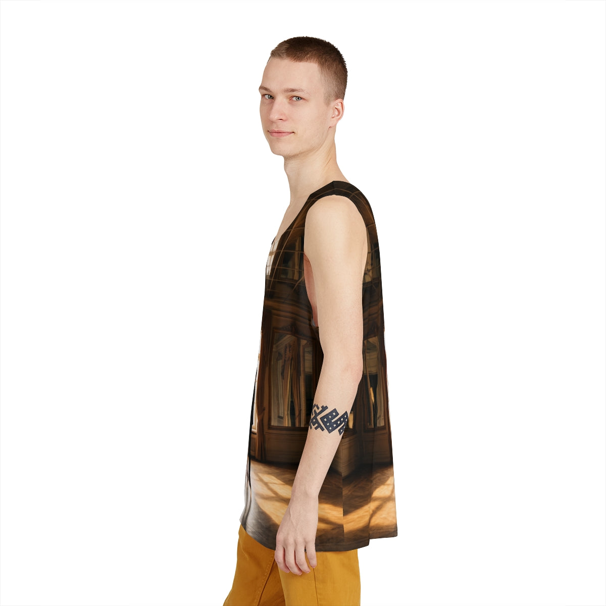Men's Tank - Golden Hour Reflections Wall Art | Echovira...