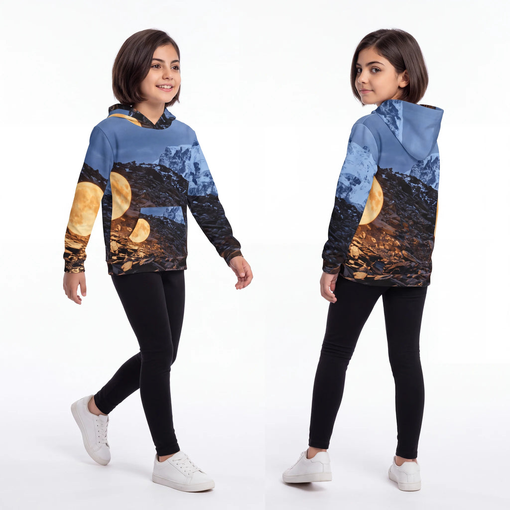 Kids Alpine Full Moon Hoodie