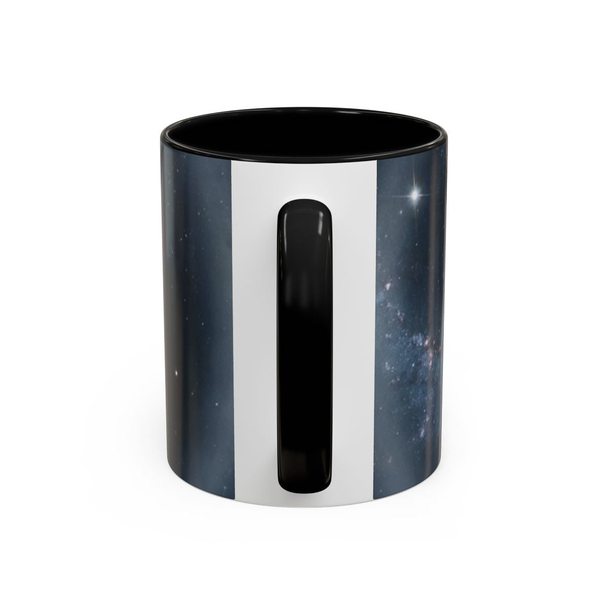 Accent Coffee Mug - Orion Cosmic Sentinel Art | Echovira...