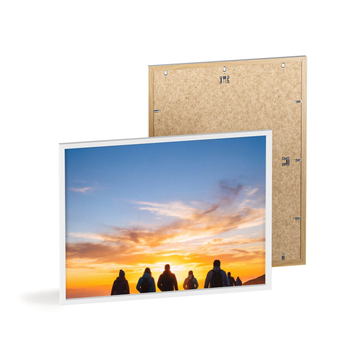 Posters with Wooden Frame - Sunrise Journey