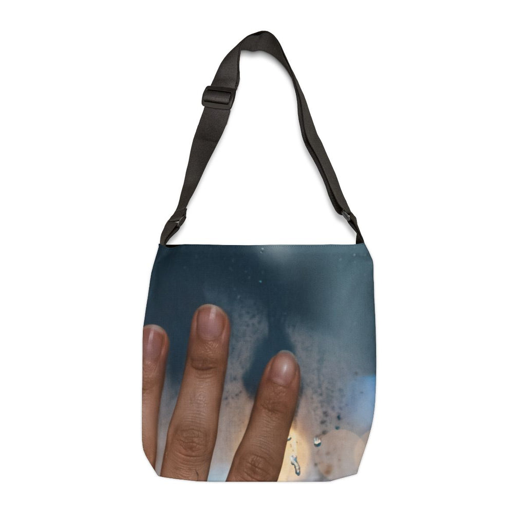 Adjustable Tote Bag Rainy Window Art