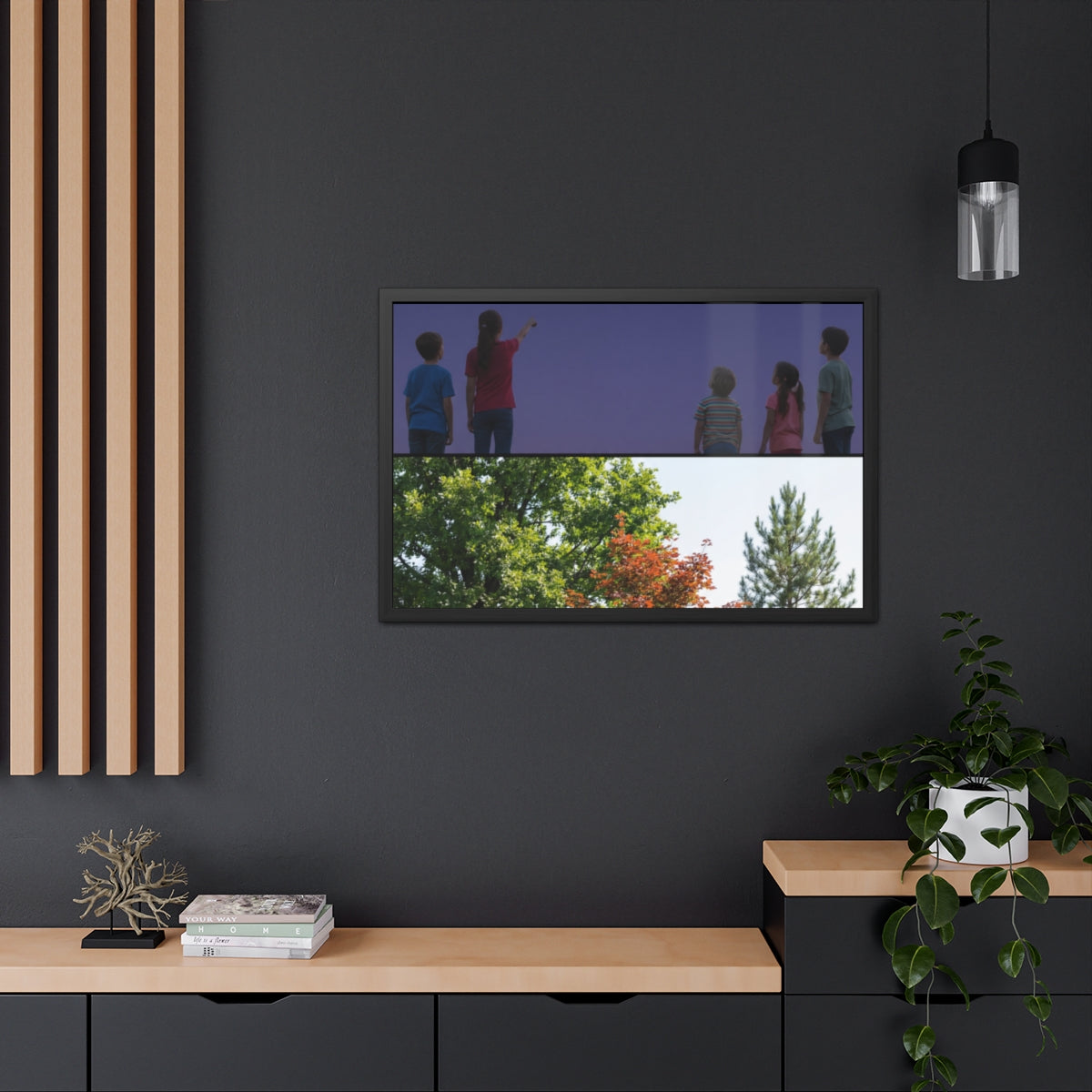 Framed Poster - Little Explorer — Landscape