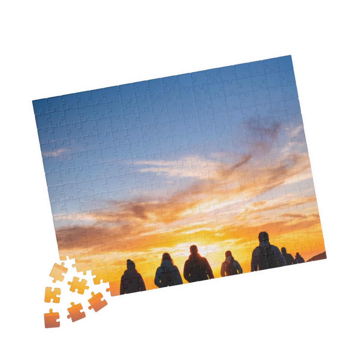 Puzzle - Golden Hiker Dawn
