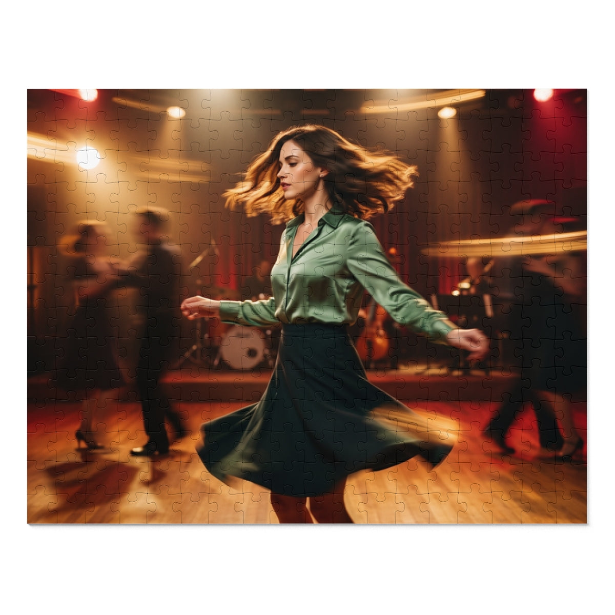 Jigsaw Puzzle with Tin - Retro Jazz Club Motion Art (30... |...