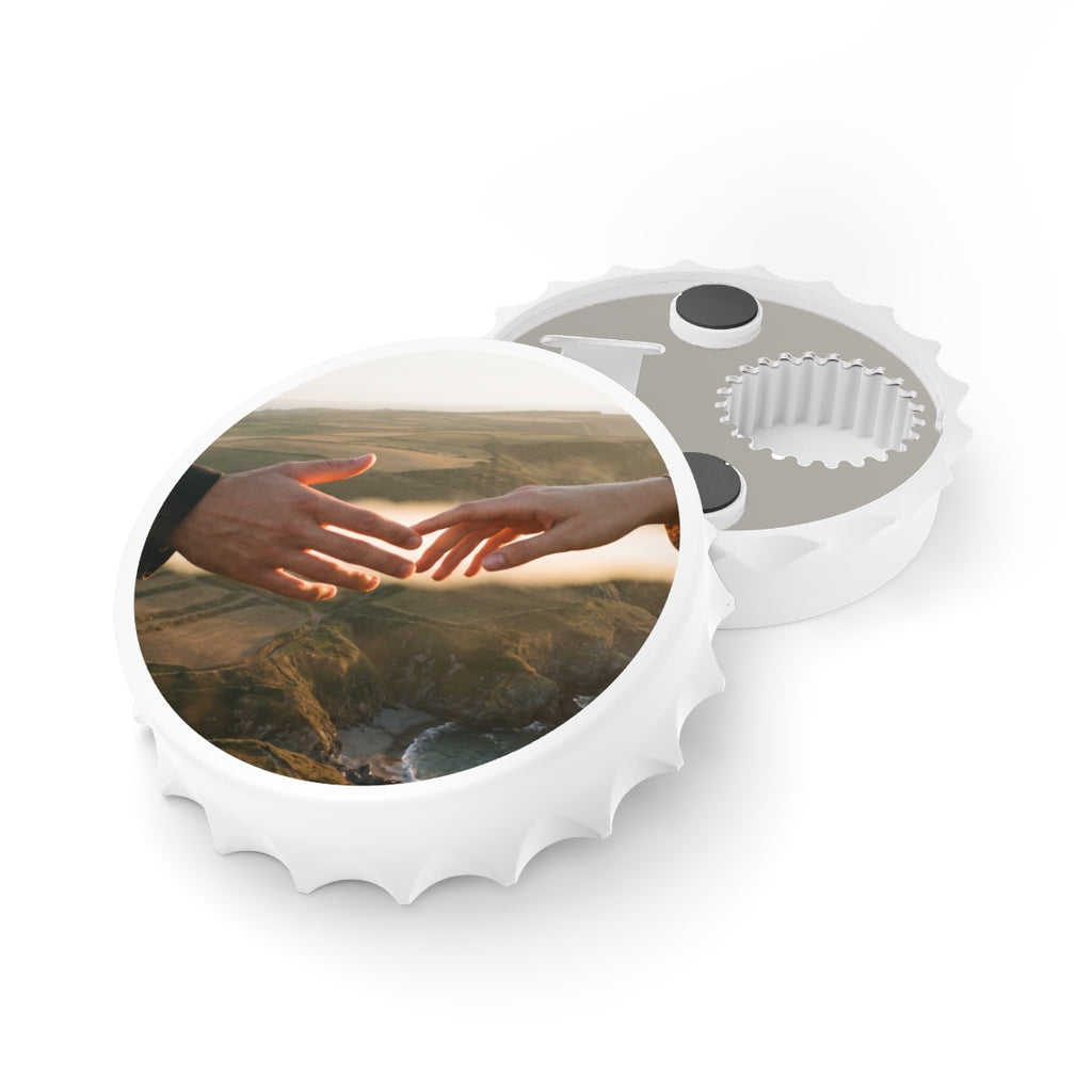 Bottle Opener - The Infinite Touch | Ethereal Coastal Art |...