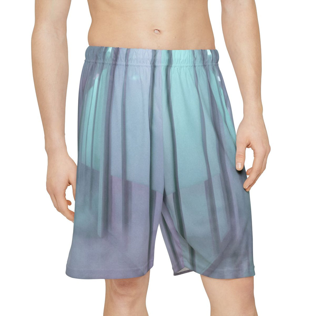 Men's Sports Shorts - Liminal Corridor | Echovira Gallery